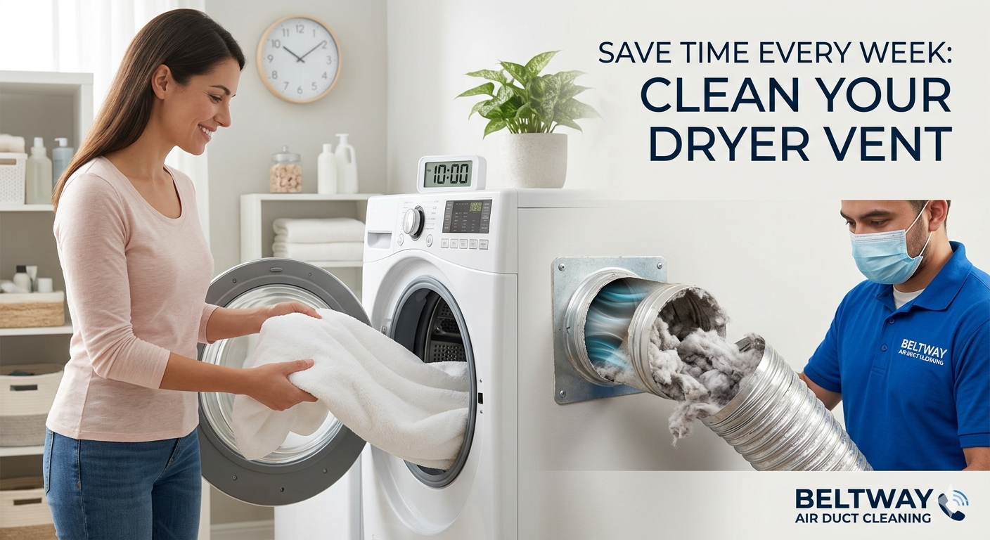 How a Clean Dryer Vent Can Save Time Every Week?